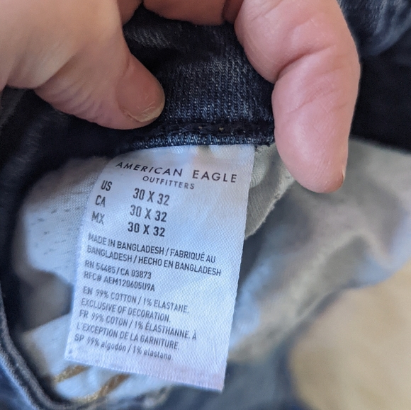 👕AEO - Slim Straight Jeans - Picture 2 of 7